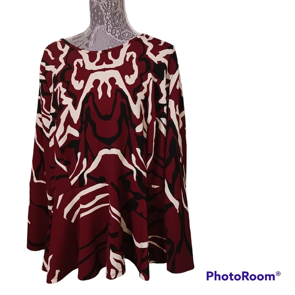 Ashley Stewart Peplum Top, Size 22/24 - Picture 2 of 5